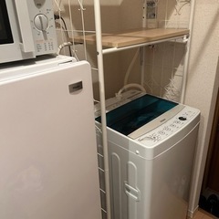 洗濯機 ラックの画像