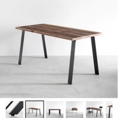 THE TABLE / 杉無垢材 ヴィンテージスタイル × Bl...