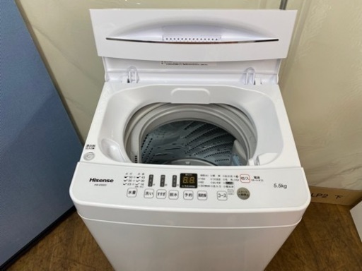 I419 ? Hisense 洗濯機 （5.5㎏）★ 2020年製 ⭐ 動作確認済 ⭐ クリーニング済