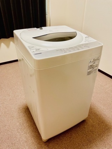【値下げ】2019年製 TOSHIBA 5.0kg洗濯機 AW-5G6