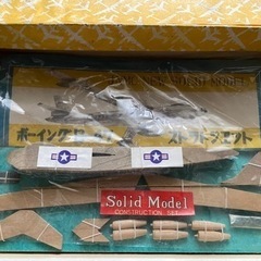 JNMC ソリッドモデル SOLID MODEL ボーイングB-47 ストラトジェット　木製模型 当時物 1950年代　アメリカの画像