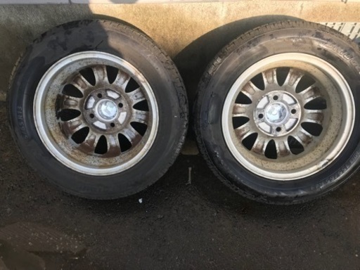 155/65R13 夏タイヤ＋アルミホイールセット【価格交渉お受けします】