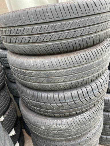 お話中。タントカスタム純正15インチ