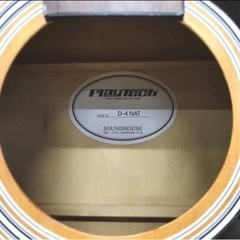 現状渡し プレイテック PLAYTECH アコースティックギター D-4NATアコギ ギターの画像
