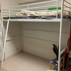 IKEA ロフトベッド　白　取引中