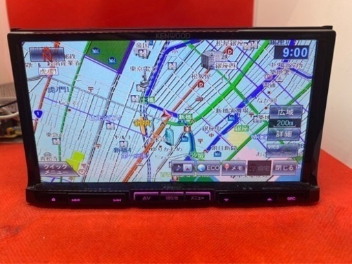 KENWOOD 上級ナビ　MDV-535DT フルセグTV 新品バックカメラ付き か-7