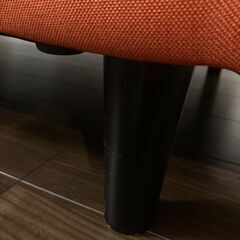 ソファベッド、クッション (オレンジ)の画像