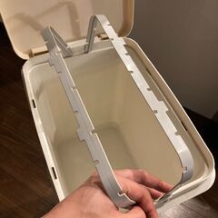 【ニトリ】2段ゴミ箱(白)の画像