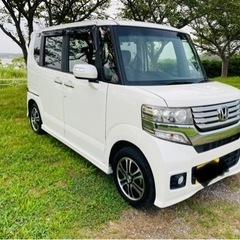 ホンダ　N BOXカスタム  Ｇ・特別仕様車ＳＳパッケージ★大人気のパールホワイト★両側パワースライドドア★車検2年付き★の画像