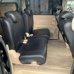 審査なしの自社ローンあり　日産セレナ　平成19年式　9万キロ　車検2年付　ナビ　テレビ　修復歴なし　左側電動スライドドア　2,000cc  8人乗り　スマートキー　シートカバーの画像