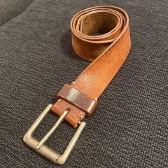 本革製です　レザーベルト　ジーンズにあう色艶