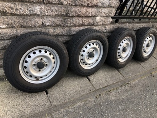 「値下げ！」軽ワゴン夏タイヤ　145-80R12. 4本セット