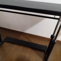 Bauhutte( バウヒュッテ ) ゲーミングデスク 昇降式 PCデスク ブラック BHD-1200Mの画像