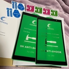 未開封 新品 2枚入りx2セット 8インチ タブレット強化ガラス  COOPERS  CP80 CP80plus  対応保護の画像