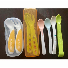 赤ちゃん　離乳食　前期　中期　後期　乳幼児　スプーン　フォーク　セット