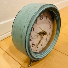 置時計　レトロ　時計　静音タイプの画像