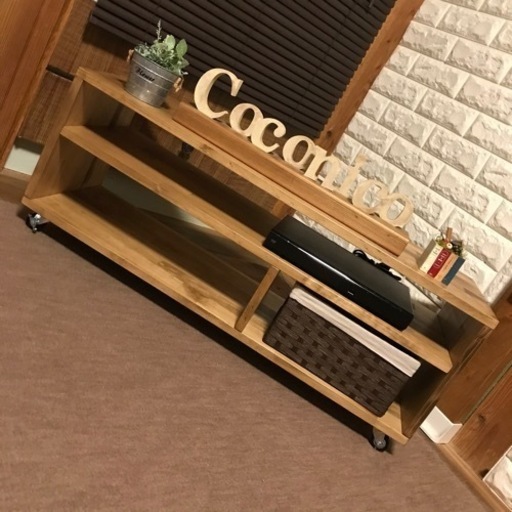 横幅90cm・選べる色味・天然木材・テレビ台・ローボード・収納棚