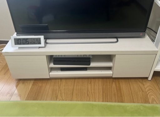 【取引中】テレビボード　アイボリー