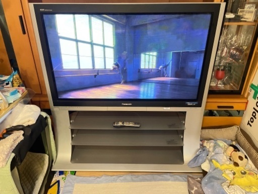 プラズマTV 50インチテレビ　Panasonic th-50px600 専用設置台付き