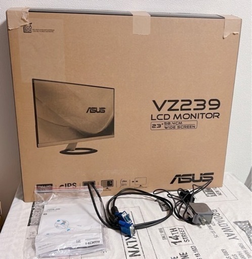 液晶モニター　ASUS VZ239 23インチ ブラック　スリムな液晶ディスプレイ