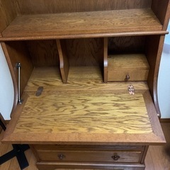 蝦夷インテリア　ライティングビューローアンティークの画像