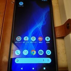 docomo スマホ本体AQUOSwish2 ブルー明日までの画像