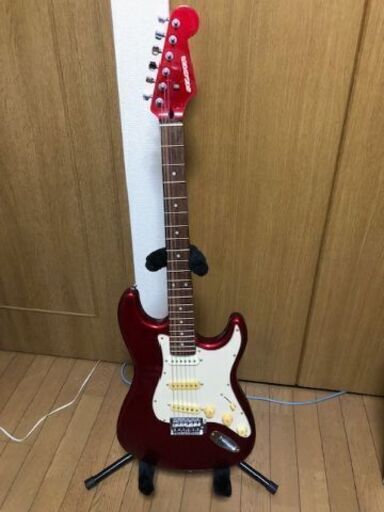 SELDER セルダー エレキギター レフティー 左利き 赤 レッド 美品 SELDER セルダーエレキギター レッドタイプ 【アンプ付き】直接お渡し