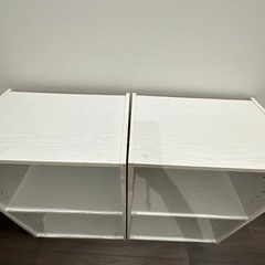 【お取引中】ニトリ カラーボックス アイボリーの画像