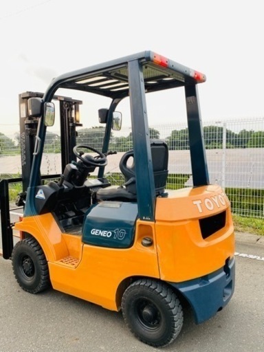 フォークリフト、1トン、トヨタ、7FG10、TOYOTA,1000kg、261hr、ガソリン、茨城発、