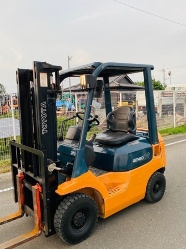 フォークリフト、1トン、トヨタ、7FG10、TOYOTA,1000kg、261hr、ガソリン、茨城発、