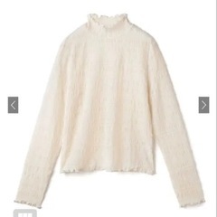  GRL　シャーリングシアーハイネックトップスの画像