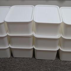 取引相手が決まりました！美品セリア　フタ付きプラBOX　L型