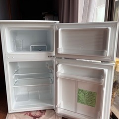 【只今交渉中】2ドア冷蔵庫　一人暮らし、子供部屋なとにおすすめですの画像