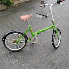 折りたたみ自転車　良好　販売証明書あり