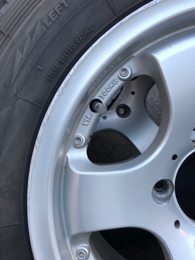 ジムニー　ホイール7J４本セットタイヤ付き