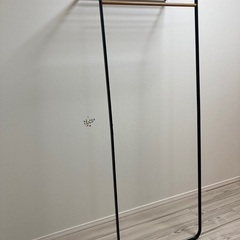 山崎実業 (Yamazaki) シェルフ付き コートハンガー ブラックの画像