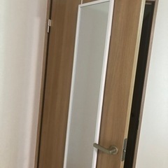 ニトリ　ドア掛けミラー　高さ120cm(ホワイト)