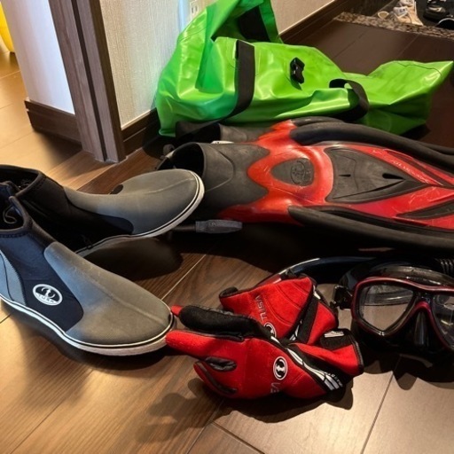 スキューバダイビング　用品一式