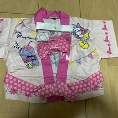 新品)ベビー服 甚平 祭り70cm ディズニーシリーズの画像