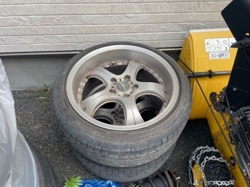 18インチ　2本　深リム　ドリケツ