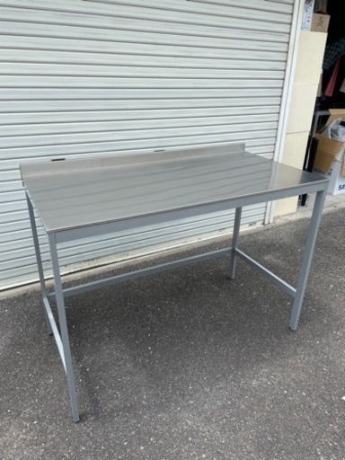 【引取り限定】IKEA 調理台　キッチンワゴン　スチールテーブル　UDDEN 126×62(64)×90(95)