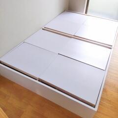 引き出し収納付きシングルベッドフレーム