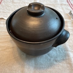 炊飯鍋　土鍋　内側約15センチ