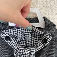 ネクタイ付きシャツの画像