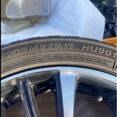 🌟超美品🌟　　　　　　　　　　　　　　　　　　⭕️17インチアルミホイールタイヤ付4本⭕️の画像