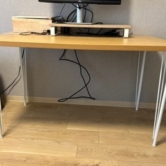 ニトリのデスク 118×58cm （購入後約1年）