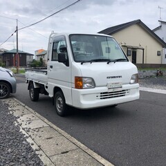 総額16.5万円★車検R7年7月★4WD★エアコン&パワステ付軽トラ★スバル サンバートラック 4WD TB(TT2) 13.8万キロ 平成13年式 ホワイトの画像