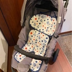 3枚クッションシート付き他備品付き エアバギーココブレーキ希少グレー