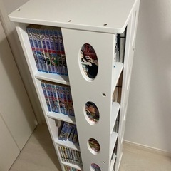 〆【使用期間2年未満】回転式本棚譲ります！(※本無し)