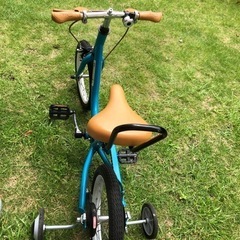 【お渡し決定】14インチ　自転車　ケッターサイクル　補助輪つきの画像